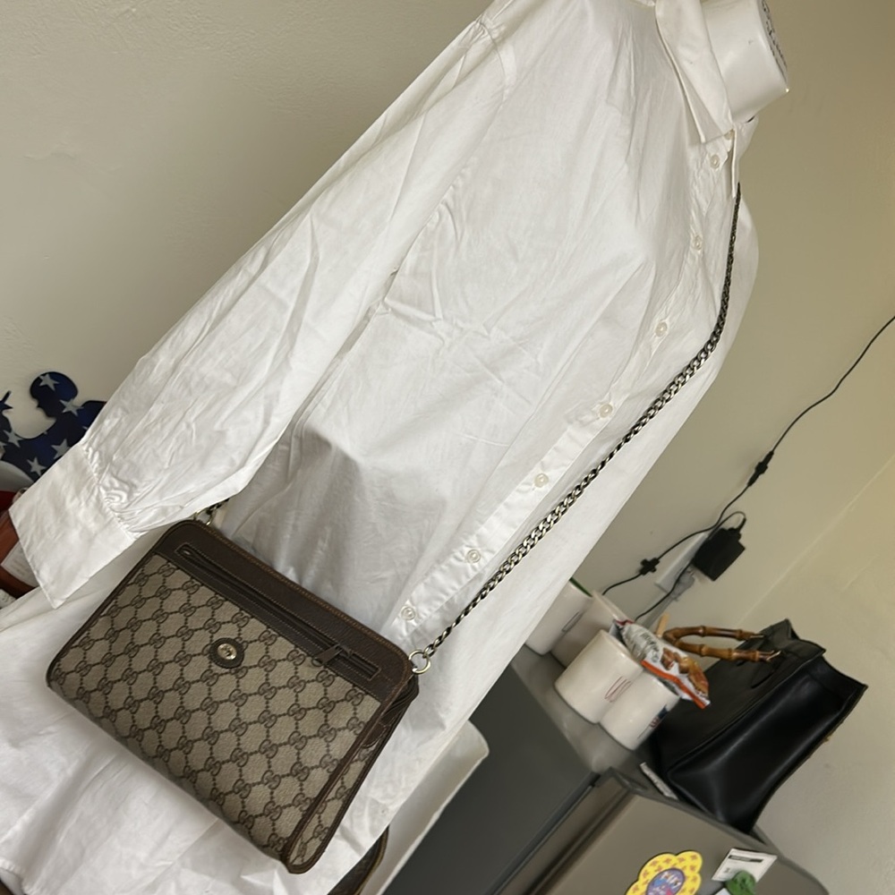 Gucci Brown and Tan crossbody  Bag